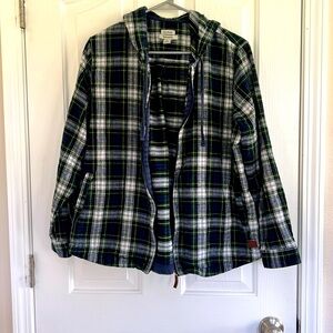 L.L. Bean flannel zip up